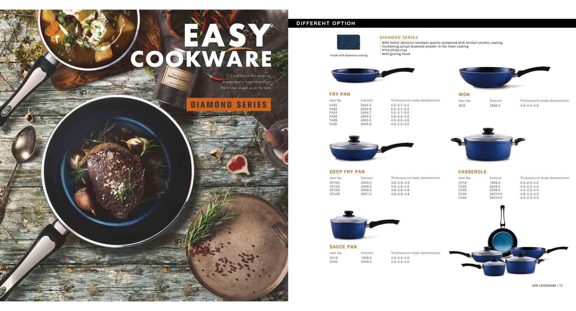 Diamond Series Cookware Set