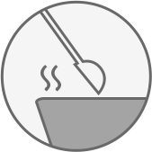 safe cooking icon