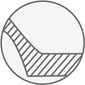 thick rim bottom icon